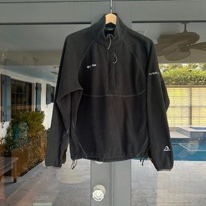 Columbia Half Zip Pullover Fleece in Black Size Large